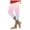 Light Pink, variant on HCNTES Leggings for Women Floral Print High Waist Capris Knee Length Slim Fit Yoga Cropped Trousers(Light Purple,L)