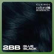 Clairol Natural Instincts Demi-Permanent Hair Color Creme, 2BB Blue Black, Hair Dye, 1 Application