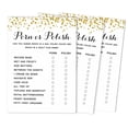 thumbnail image 1 of Inkdotpot Gold ConfettiBachelorette Party Bridal Shower Collection Polish Or PornGameCards 50-Pack Bulk Party ActivityGame, 1 of 1