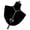 6505, variant on Gothic Inspired Bat Pendant Necklace Oversized O Circlet Neck Chain Alloy Jewelry Piece For Bold Fashion Statements