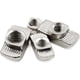 thumbnail image 3 of 100 Pcs 4040 Series M8 T Nuts, T Slot Nut Hammer Head Fastener Nut, Nickel Plated Carbon S, 3 of 5