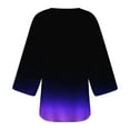 thumbnail image 6 of Meichang Summer Cardigans for Women Lightweight Chiffon Kimono Cardigans Gradient Print Open Front Loose Beach Wear Cover Up Blouse Top, 6 of 6