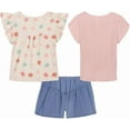 thumbnail image 4 of Calvin Klein Kids' 3-Piece Cotton Set (Pink, 2T), 4 of 7
