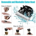 thumbnail image 3 of Cortauñas para perros profesionales Cortauñas para perros Pelo largo y grueso Kit de aseo para perros eléctrico inalámbrico Afeitadora para perros Gatos Mascotas Cortauñas para perros Recort, 3 of 5