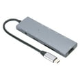 thumbnail image 2 of Adaptador tipo C 9 en 1 Bling Bling Hub multipuerto HDMI 3,5 mm Audio, 2 of 12