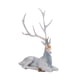 thumbnail image 3 of Figura de alce, escultura animal, resina coleccionable, adorno decorativo de mesa para Gris sentado, 3 of 9