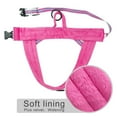 thumbnail image 5 of Didog Soft Flannel Padded Dog Vest Harness, Escape Proof/Quick Fit Reflective Dog Strap Harness,Easy for Walking Training(Pink,S), 5 of 11
