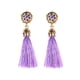 thumbnail image 4 of Pendientes largos de borla Qarigey Retro barroco Palacio oreja anillo Vintage Chic aleación hueco colgantes para mujeres y niñas, 4 of 4