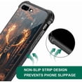 thumbnail image 4 of Compatible with iPhone SE 2022 Case, Burning Deer Antlers, Anti-Scratch Soft TPU Shockproof Unique Protective Cover Pattern Design, 4 of 6