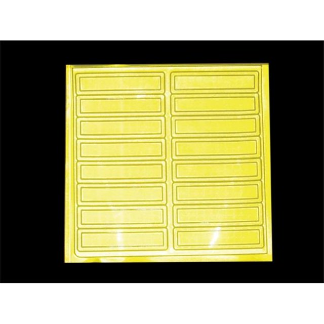 Bright Ideas RS1L Reflective Stickers Lime (pk 16)