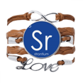 thumbnail image 1 of Chestry Elements Period Table Alkaline Earth Metal Strontium Sr Bracelet Chain Rope Ornament Wristband, 1 of 3