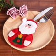 thumbnail image 4 of Traje de cocina, soportes para cubiertos, bolsillos, cuchillos, bolsa para tenedores, decoración para fiesta de Navidad para niños, 4 of 5