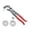 Red, variant on Professional Brake Line Bender Pliers, Manual Tube Bending Tool for Steel & Brass