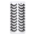 thumbnail image 1 of Pestañas, paquete múltiple, pestañas postizas de visón, volumen, finas, pares, estilo 8D, pestañas postizas, ojos de visón, 10 pares de pestañas, paquete de pestañas dramáticas, 1 of 7