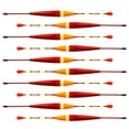 thumbnail image 1 of 10 Pcs Flotteurs de Pêche pour Poisson-Chat Poisson-Barre Truite Ensemble d'Accessoires de Pêche, 1 of 6
