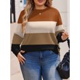 thumbnail image 6 of Weardear Plus Size Sweaters for Women Long Sleeve Crew Neck Fall Pullover Sweater, 6 of 6