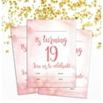 thumbnail image 2 of Darling Souvenir Pink Birthday Invitation Card 28 Pcs Fill or Write In Blank Invites Printable Party Supplies 5 x 7 Inches, 2 of 5