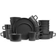 thumbnail image 1 of Stone Lain Coupe Dinnerware Set, Service For 8, Black Matte, 1 of 5