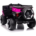 thumbnail image 6 of Yesfashion 12V Ride on Car Off-Road Electric SUV Ride on Toy 25W*2 Battery Powered Ride on Toy Vehicle with Remote Control MP3 LED Lights Off-Road Tires, 6 of 6