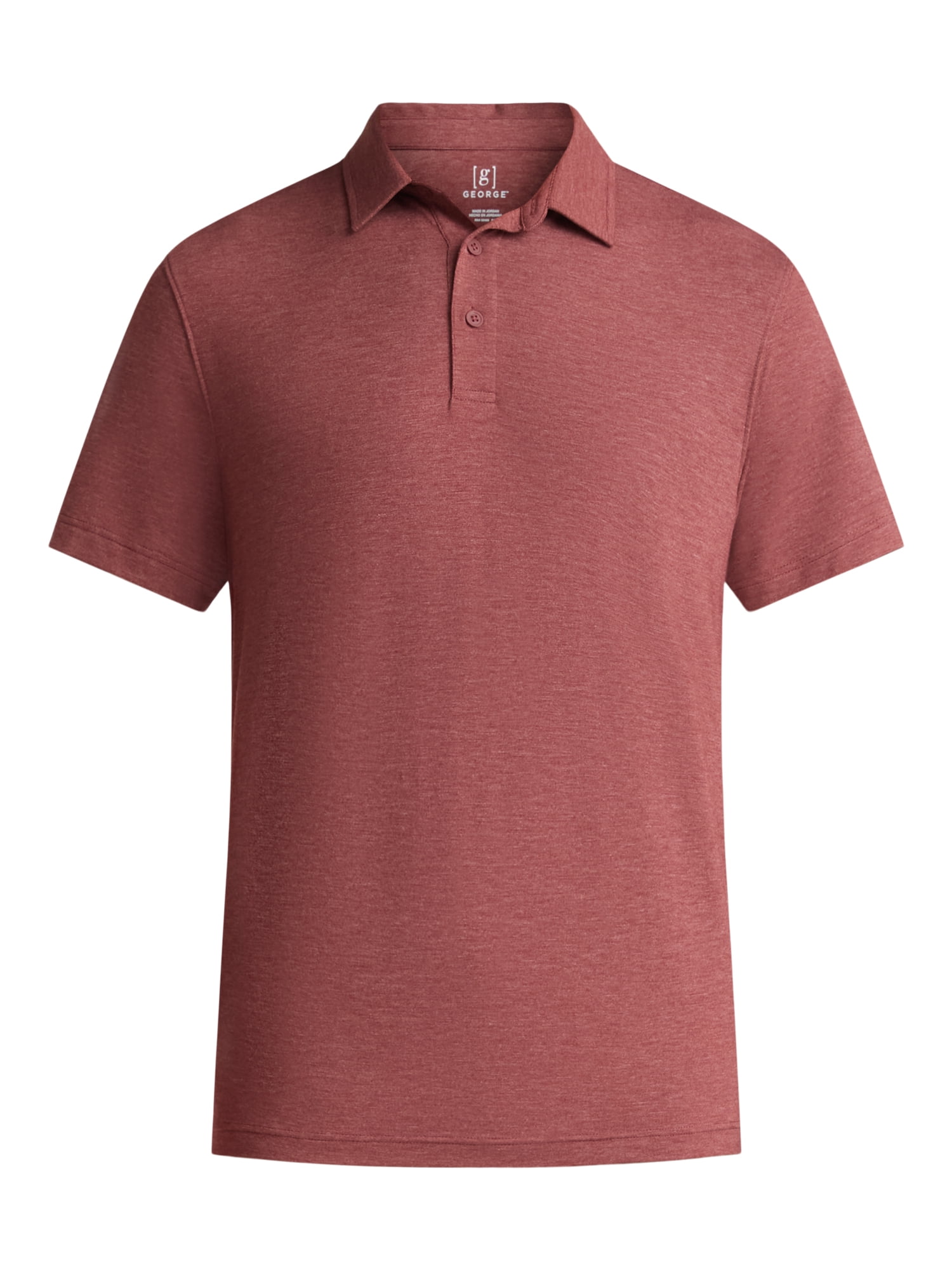 George Men's & Big Men's Poly Polo with Short Sleeves, Sizes S-3XL