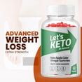 thumbnail image 2 of (3 Pack) Let's Keto ACV Gummies - Supplement for Weight Loss - Energy & Focus Boosting Dietary Supplements for Weight Management & Metabolism - Fat Burn - 180 Gummies, 2 of 7