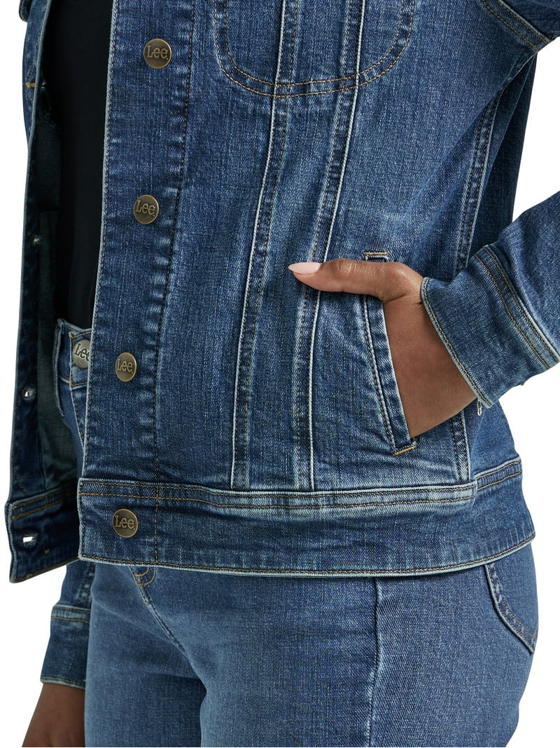 Lee Women's Regular Fit Jean Jacket, Legendary Denim, Style