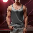 thumbnail image 2 of AOLIGEI Tops 2024 American Style Fashion New Mens Shiny Coating Design Vests Casual Party Shows Male Sleeveless Tank Tops S-5XL, 2 of 6
