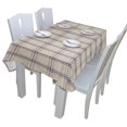 thumbnail image 3 of EREHome Navy Plaid Tablecloth 60x120 inches, 3 of 4