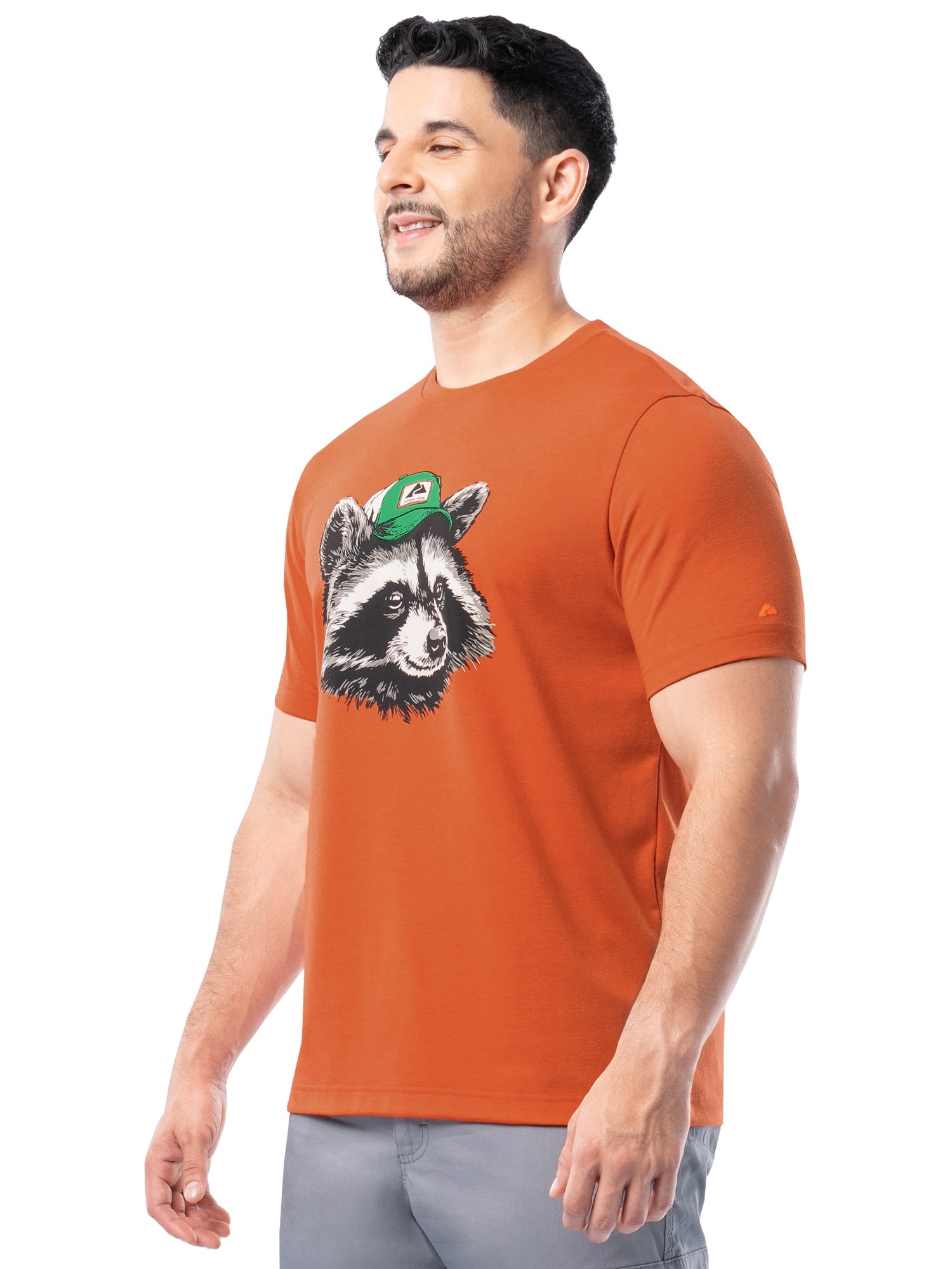 Ozark Trail Men's Active Graphic Tee with Short Sleeves, Sizes S-3XL