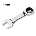 thumbnail image 1 of 1Pcs 8-19mm 72 Tooth Short Handle Ratchet Socket Wrench Spanner Auto Repair Tool 17mm, 1 of 9