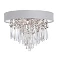 thumbnail image 1 of Radionic Hi Tech FM-JMS103FH-PC-693-RHT Josephine 3 Luminaire Encastré en Cristal Clair avec Micro Nuance de Baronne Blanche, 1 of 1