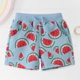 thumbnail image 4 of KPOPLK Toddler Shorts French Terry Baby Boys Shorts Infant Summer Clothes Size 5-6,Sky Blue, 4 of 9
