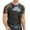 Black, variant on YUGYXL Men’s Leather Shirts Short Sleeve Slim Fit Tops Short Sleeve Round Neck Clubwear Black Leather T-Shirts Black L