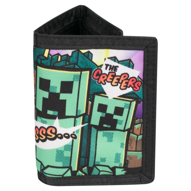 JINX Minecraft Steve Overworld TriFold Wallet