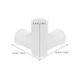 thumbnail image 2 of LOLIPPYY 10 Pcs Tringle de Garde-Robe Blanche Robuste pour Optimisation de l'Espace dans la Garde-Robe et Organisateur de Chaussures, 2 of 8