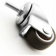 thumbnail image 4 of Juego de 4 Ruedas Giratorias para Muebles - M6 x 15 mm - con Rosca de 25 mm - Goma Suave - Rosca Tpe - Mini Ruedas para Muebles (25 mm), 4 of 5