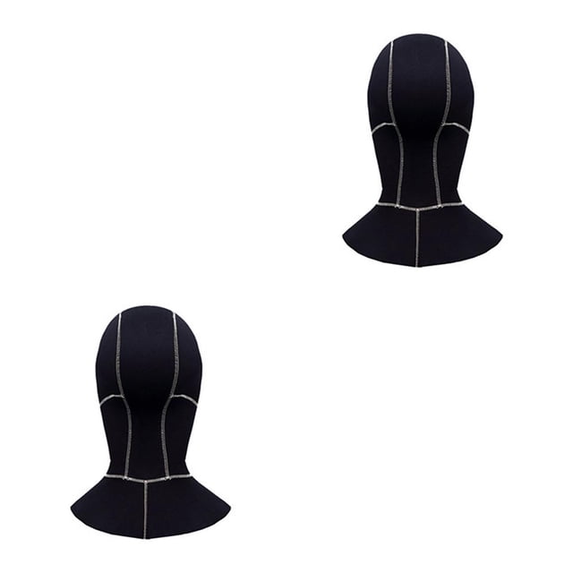 Greeniant Keep Diving DH-321 3mm Neopreno Dive Cap Hood Hombres Mujeres Head Cover Natación Sombrero Deportes acuáticos Accesorios Silver Line M Linea plateada METRO 2piezas Greeniant CBP188358