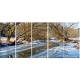 thumbnail image 2 of Blue Sunny Day in Winter Landscape - Landscape Artwork Canvas, 2 of 3