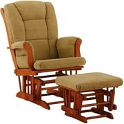 Storkcraft Tuscany Glider and Ottoman, Oak and Sage