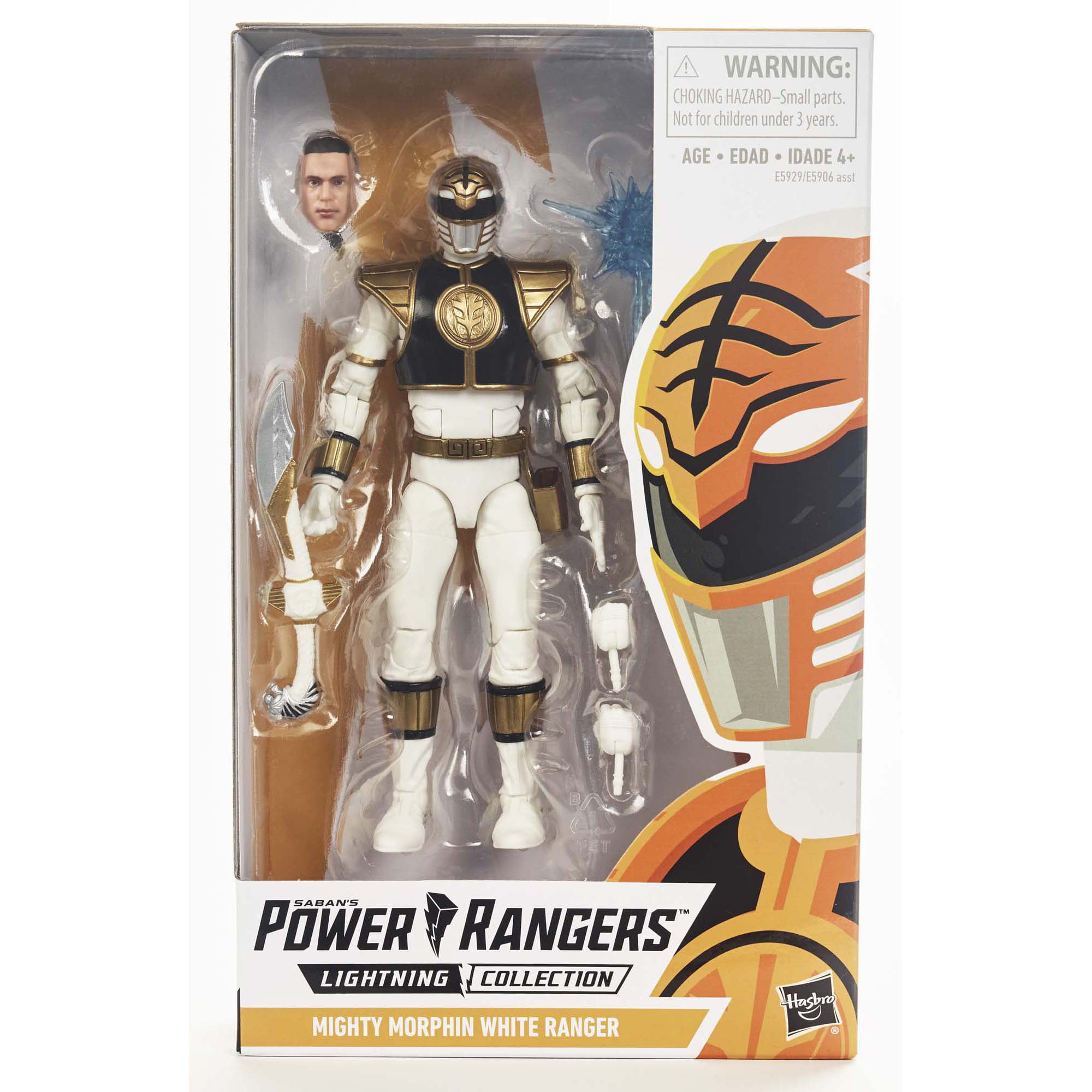 Hasbro Power Rangers Lightning Collection Mighty Morphin White Ranger 6in Action Figure for sale online 