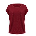 thumbnail image 3 of Womens Shirts Summer European And American Style Loose Casual Fashion Round Neck Sleeveless Top Sequin T Shirt Short Sleeve Womens Tops, 3 of 7