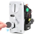 thumbnail image 1 of High Sensitivity Coin Selector, Sturdy Cpu Coin Selector, Durable For Game Machines Doll Machines Silver,Yellow, 1 of 8