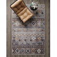 thumbnail image 6 of Rugs.com Eco Southwestern Collection Rug – 4' x 6' Khaki Gray Medium Rug Perfect For Entryways, Kitchens, Breakfast Nooks, Accent Pieces, 6 of 9