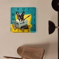 thumbnail image 4 of 10 Inch Wall Clock Battery Operated Silent Clock Decorative for Office, Kitchen, Outdoor, Living Room，Dog Reading Newspaper Lovely, 4 of 4