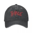 thumbnail image 2 of Thavage-gorra de béisbol clásica para hombre y mujer, gorro de algodón desgastado, Snapback, para exteriores, todas las estaciones, suave, sin estructura xuanjing unisex, 2 of 2