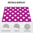 thumbnail image 3 of Balery Purlpe And White Polka Dot Alfombrilla de Secado para Cocina, 18x24 Pulgadas, Súper Absorbente para Platos y Encimeras, 3 of 7