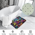 thumbnail image 3 of Graffiti Non-Slip Polyester Floor Rug Office Kitchen Mat, Machine Washable, 3 of 6