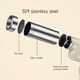 thumbnail image 5 of Máquina de pasta portátil automática de mano | Máquina eléctrica de pasta y ramen 3 en 1 | 150W | Acero inoxidable 304 apto para uso alimentario | 5 formas de pasta | Carga USB | Blanco | Compacto, 5 of 7