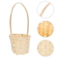 thumbnail image 4 of 5pcs Bamboo Weaving Picnic Basket Practical Flower Holder Home Storage Basket, 4 of 8