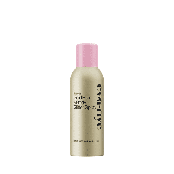 Eva NYC Kweeen Gold Hair & Body Glitter Spray 4.9oz